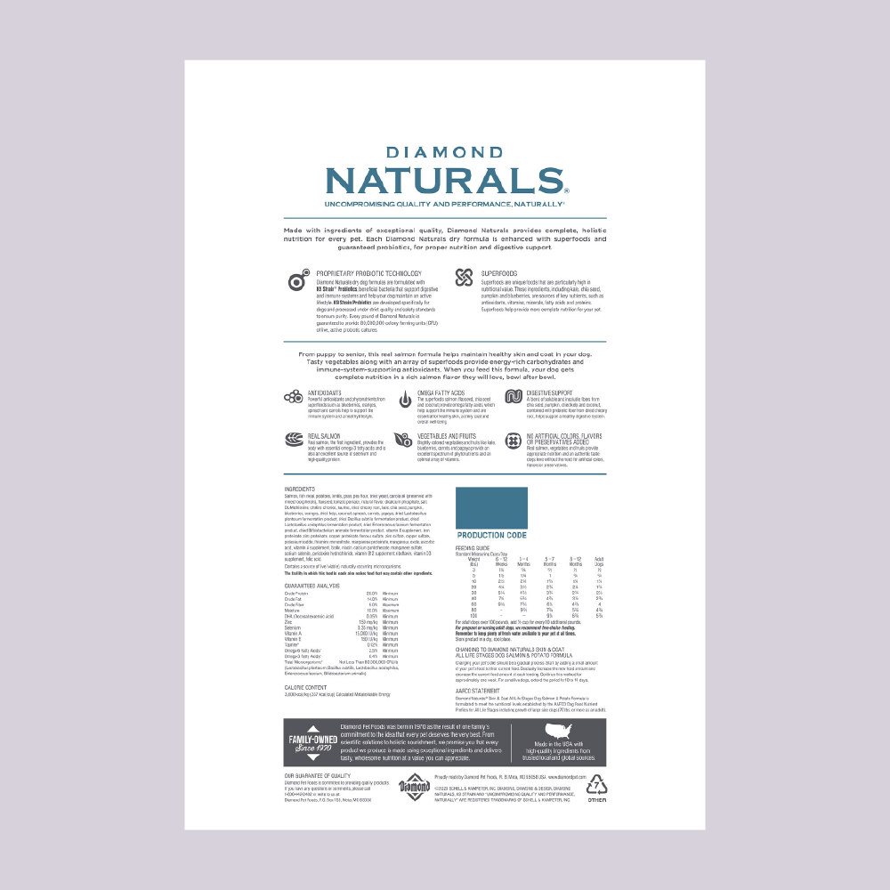 Diamond Naturals Skin & Coat - Mascota Now MX