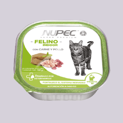 Nupec Felino Indoor Humedo 100 grs - Mascota Now MX