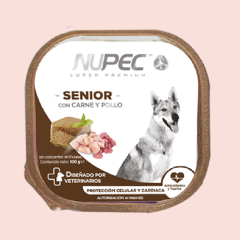 Nupec Senior Humedo 100 grs - Mascota Now MX