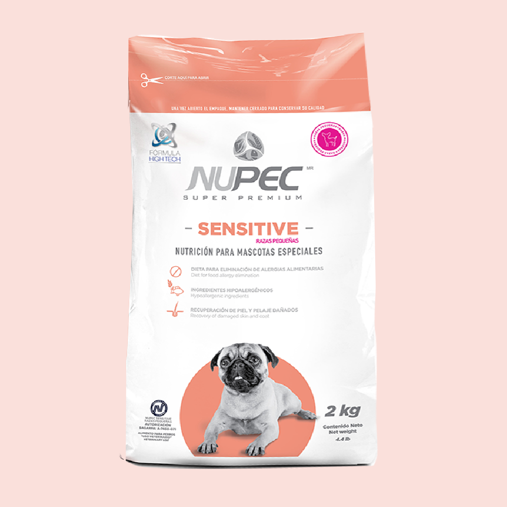 Nupec Sensitive Raza Pequeña - Mascota Now MX