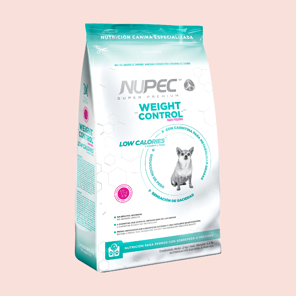 Nupec Weight Control Raza Pequeña - Mascota Now MX