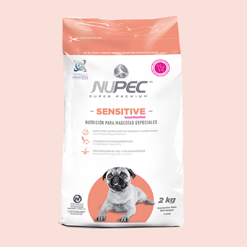 Nupec Sensitive Raza Pequeña - Mascota Now MX
