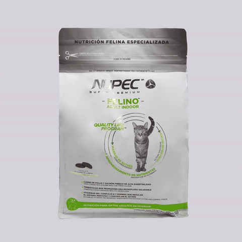 Nupec Felino Adulto Indoor - Mascota Now MX